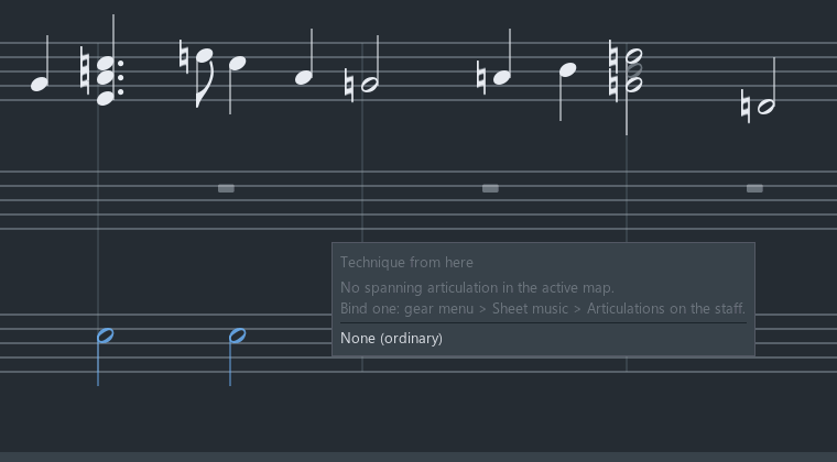 The technique popup